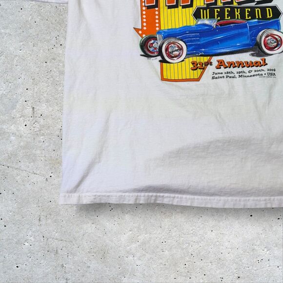Vintage MSRA Back to the Fifties Weekend 2004 T-Shirt XXL Gildan Saint Paul Minn - Picture 5 of 11
